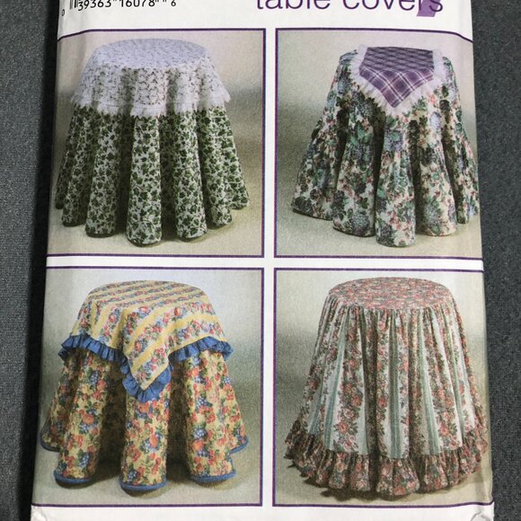 Vintage Simplicity 9251 SEWING Pattern Table covers Cloths 90s - Picture 5 of 7